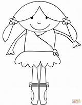 Coloring Ballerina Pages Cartoon Girl Ballet Giselle Cute Folklorico Line Clipart Openclipart Drawing Kids Print Printable Color Everfreecoloring Template Getcolorings sketch template