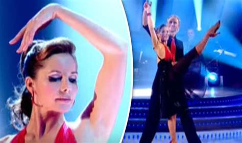 strictly come dancing s darcey bussell performs in plunging frock years before judge role tv