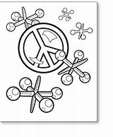 Jacks Coloring Peace Sign Pages Printable sketch template