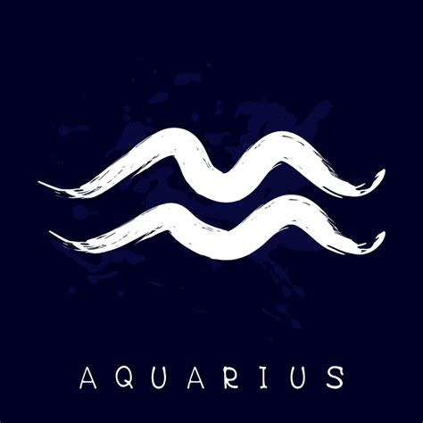aquarius symbol zodiac signs png wallpaper keeper