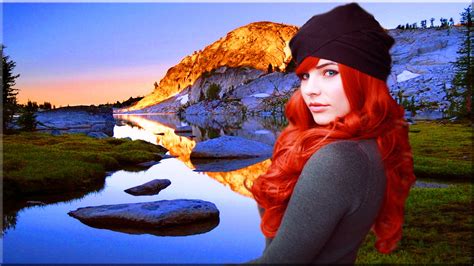 beautiful redhead in nature full hd wallpaper and background image 1920x1080 id 375522