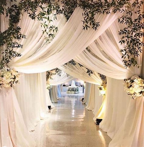 wedding entrance ideas  wow  guests deer pearl flowers part