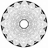 Mandala sketch template