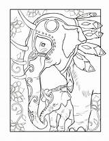 Coloring Elephant Pages Book Choose Board Adult Kingdom sketch template
