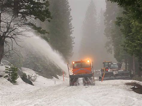 caltrans says 79th annual clearing of the sonora pass underway