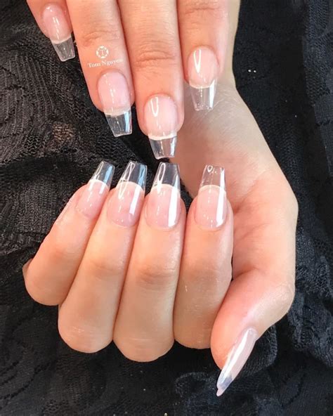 Clear Nails Coffin New Expression Nails