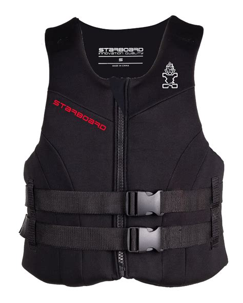 life vest jacket black starboard apparel