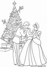 Weihnachten Noel Princesas Navidad Cendrillon Princesse Sapin Malvorlagen Devant Noël Cinderella Gratuit Colorier Jasmine sketch template