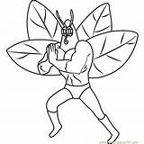 Moth Squarepants Yeti Coloringpages101 sketch template