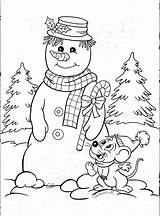 Snowman Snowmen Weihnachtsmann Mouse sketch template