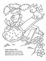 Nursery Pages Rhymes Coloring Mother Goose Color Getdrawings Getcolorings sketch template