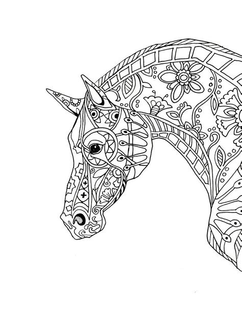 coloring pages  fancy gems horse book  kids