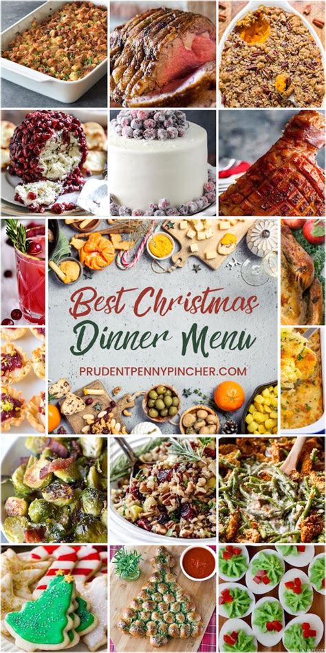 best christmas dinner menu diy opic 2021
