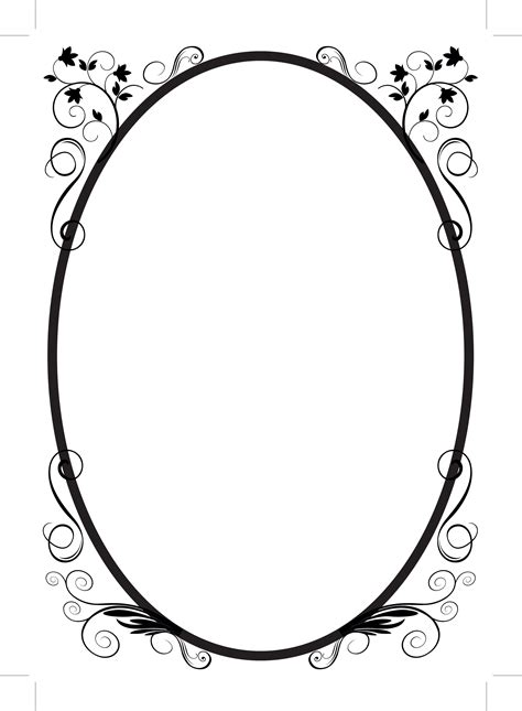 border oval clipart