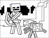 Minecraft Coloring Pages Wither Getcolorings sketch template
