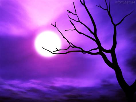 High Resolution Version Of The Spooky Halloween Tree Purple Love