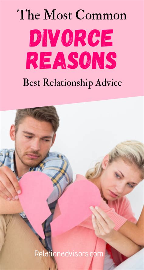 most common reasons for divorce relationadvisors reasons for