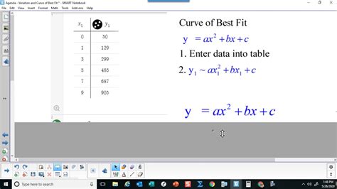 Line And Curve Of Best Fit Desmos Youtube