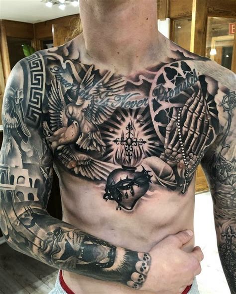 Awesome Chest Tattoos For Men Upper Chest Tattoo • Arm Tattoo Sites