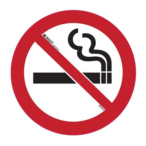 adhesive vinyl prohibition signs  smoking seton australia
