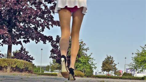 Tgirl Wears Very Short Skirt In Public Crossdresser