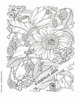 Coloring Pages Flower Advanced Color Flowers Sheets Pencil Hard Library Clipart Colored sketch template