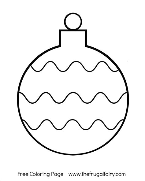 christmas ball coloring page  getdrawings