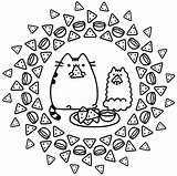 Pusheen Coloring Pages Cats Cat Eating Kids Sheets Nacho Cute Printable Book Print Snacks Bestcoloringpagesforkids Cartoon Summer Read Choose Board sketch template