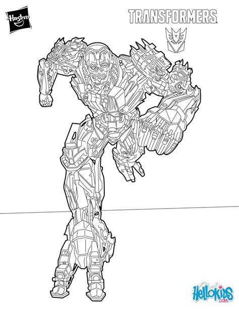 ruthless bounty hunter from transformers coloring page more
