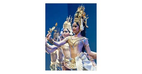 Asian Dancers Postcard