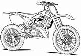 Ktm Kleurplaat Crossmotor Mazza Luiz Motocross sketch template