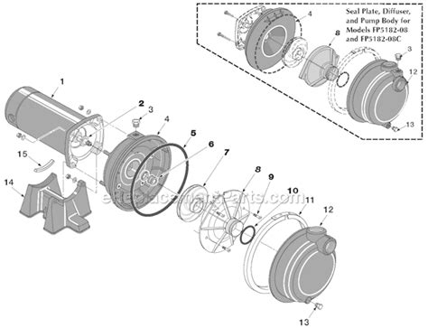 flotec fp  parts list  diagram ereplacementpartscom