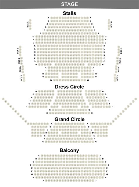 seating plan lyric theatre
