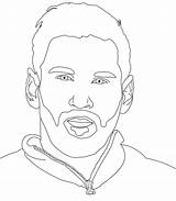 Messi Lionel sketch template