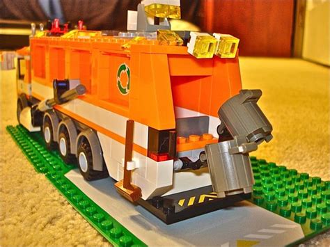 moc mammoth recycle truck lego town eurobricks forums