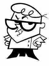 Dexter Laboratory Coloring Pages Dexters Drawing Drawings Cartoon Cartoons Color Fun sketch template