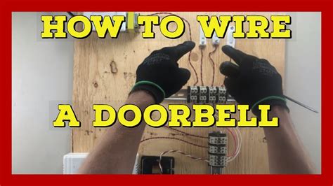 wire  doorbell front  rear doorbell  electrical guide youtube