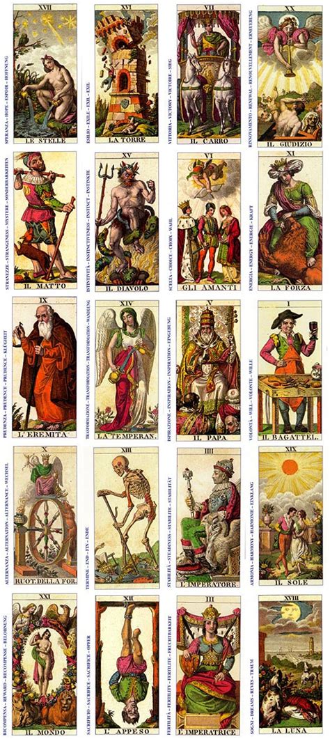 tarot ancient antique  cards deck fortune telling modern etsy