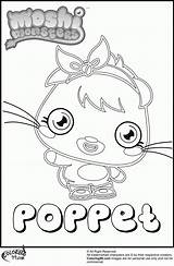 Moshi Pages Coloring Monsters Poppet Monster Print Colouring Color Comments Library So Coloringhome sketch template