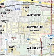 Image result for 京都府京都市右京区太秦安井西裏町. Size: 177 x 185. Source: www.mapion.co.jp
