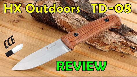 fixed blade review  td   hx outdoors youtube