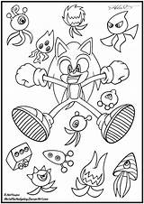 Coloring Sonic Colors Pages Getdrawings sketch template