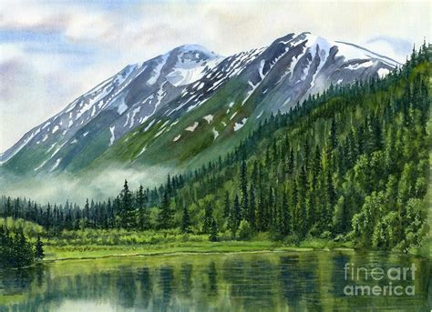 Jerome Lake Alaska Is A Painting By Sharon Freeman Which