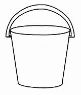 Bucket Coloring Beach Clipart Drawing Printable Pail Template Pages Templates Clip Color Filler Sand Buckets Water Bulletin Kids Sketch Sheet sketch template