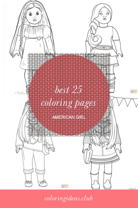 coloring pages american girl coloring pages  print