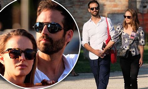natalie portman snuggles up to husband benjamin millepied at venice film festival daily mail