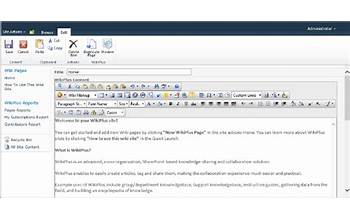 KWizCom SharePoint Wiki Plus screenshot #0