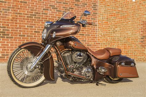 ten badass chieftain baggers customised  dealers  north america  project chieftain