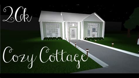 roblox bloxburg cozy cottage youtube
