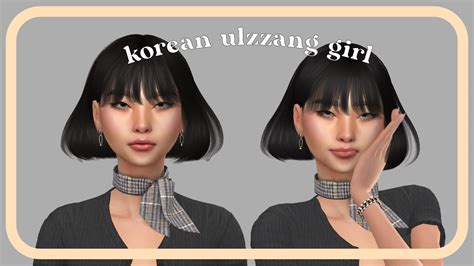 korean ulzzang girl  full cc folder sim   sims  images